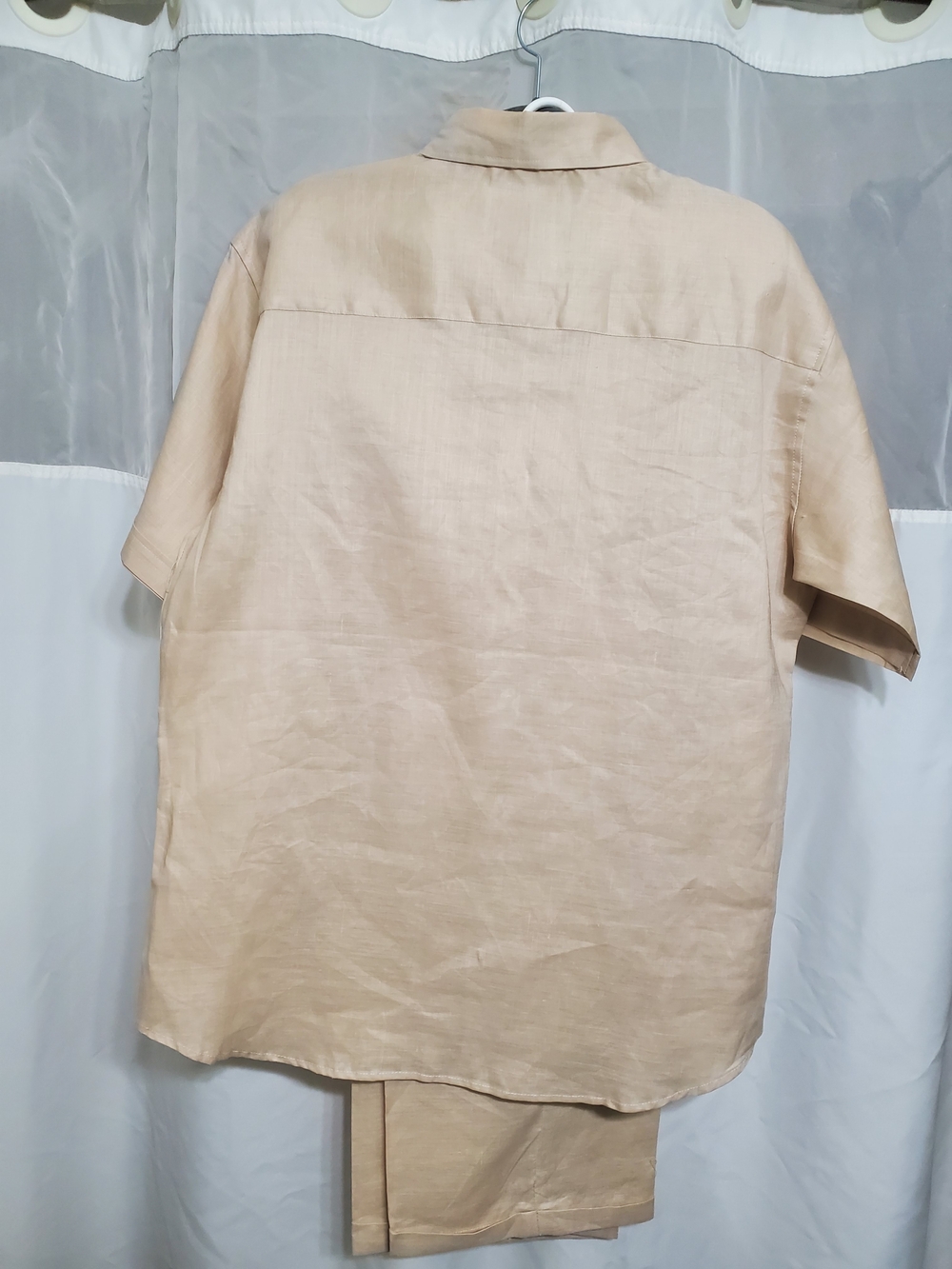 Emprza Tan Embroidered Two-Piece Set - Picture 2 of 8